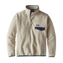 Patagonia Men's Lightweight Synch Snap-T Pullover Fleece in Nickel/Early Teal, Size Large | END. Clothing