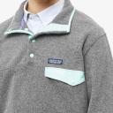 Patagonia Lightweight Synchilla Snap-T Fleece Pullover M / Grey / Nickel W/Early Teal