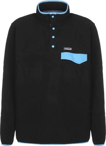 Patagonia Lightweight Synchilla Snap-T Pullover - Black - XL - Men