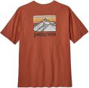 Patagonia Line Logo Ridge Pocket Responsibili-Tee Mens - M / Quartz Coral