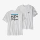 Patagonia Line Logo Ridge Pocket Responsibili-Tee Mens - M / Quartz Coral