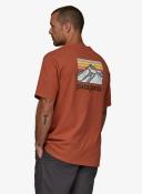 Patagonia Line Logo Ridge Pocket Responsibili-Tee Mens - M / Quartz Coral