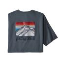 Patagonia Line Logo Ridge Pocket Responsibili-Tee Mens - M / Quartz Coral