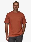 Patagonia Line Logo Ridge Pocket Responsibili-Tee Mens - M / Quartz Coral