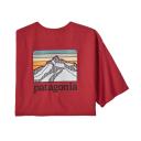 Patagonia Line Logo Ridge Pocket Responsibili-Tee Mens - M / Quartz Coral