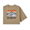 Patagonia Line Logo Ridge Pocket Responsibili Tee, XXL / Dark Camel (DKCA)