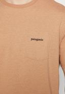 Patagonia Line Logo Ridge Pocket Responsibili Tee, XXL / Dark Camel (DKCA)