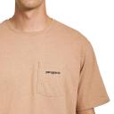 Patagonia Line Logo Ridge Pocket Responsibili Tee, XXL / Dark Camel (DKCA)