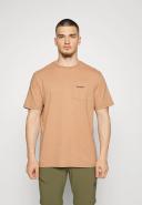 Patagonia Line Logo Ridge Pocket Responsibili Tee, XXL / Dark Camel (DKCA)