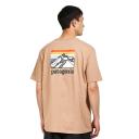 Patagonia Line Logo Ridge Pocket Responsibili Tee, XXL / Dark Camel (DKCA)