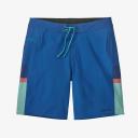 Patagonia - M's Hydropeak Scallop Boardshorts - 18 Inch - The Point: Current Blue - 36