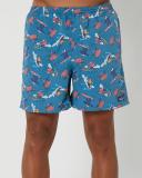 Patagonia Men's Baggies Shorts - 5" - Mr. Badger: Wavy Blue / M