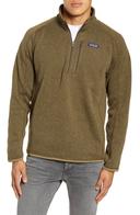 Patagonia Men's Better Sweater 1/4 Zip Fleece Moose Brown / XXL