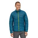 Patagonia Men's Down Sweater - Smolder Blue w/Textile Green / M