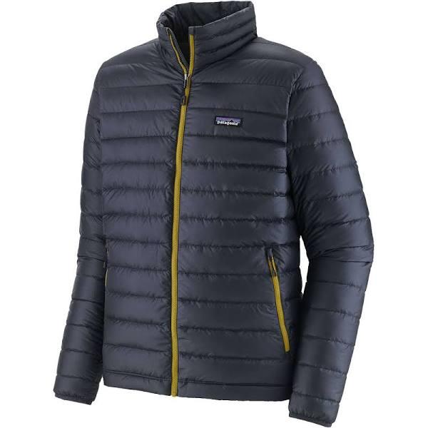 Patagonia Men's Down Sweater - Smolder Blue w/Textile Green / M
