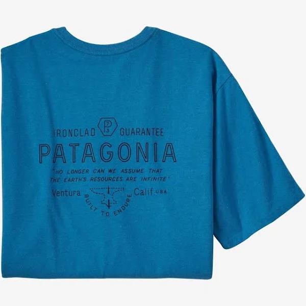Patagonia Men's Forge Mark Responsibili-Tee - Anacapa Blue / M
