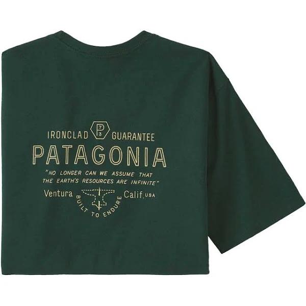Patagonia Men's Forge Mark Responsibili-Tee - Pinyon Green / XL