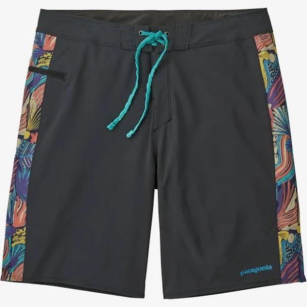 Patagonia Men's Hydropeak SP Boardshorts - 19" - Ink Black w/Joy: Sound Blue / 28