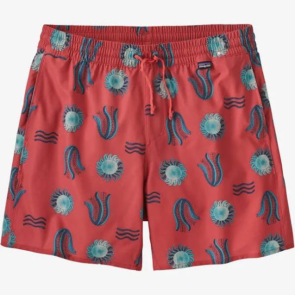 Patagonia Men's Hydropeak Volley Shorts - 16 in. - Hobson Spaced: Sumac Red / S