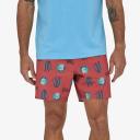 Patagonia Men's Hydropeak Volley Shorts - 16 in. - Hobson Spaced: Sumac Red / XS