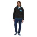 Patagonia Men's Lightweight Synchilla Snap-T Pullover - Black / XXL