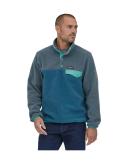 Patagonia Men's Lightweight Synchilla Snap-T Pullover - Salvia Green / M