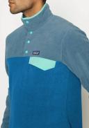 Patagonia Men's Lightweight Synchilla Snap-T Pullover - Wavy Blue / XS