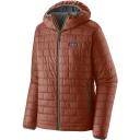 Patagonia Men's Nano Puff Hoodie in Burl Red, Size Large | END. Clothing
