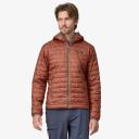 Patagonia Men's Nano Puff Hoodie in Burl Red, Size Large | END. Clothing