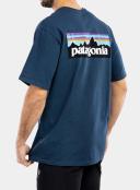Patagonia Men's P-6 Logo Responsibili-Tee - Crater Blue / L