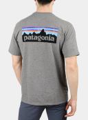 Patagonia Men's P-6 Logo Responsibili-Tee - Gravel Heather / XXL