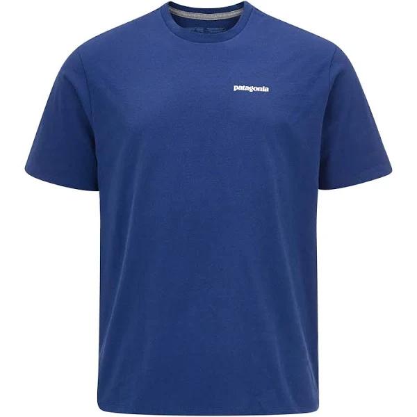 Patagonia Men's P-6 Logo Responsibili-Tee - Superior Blue / M
