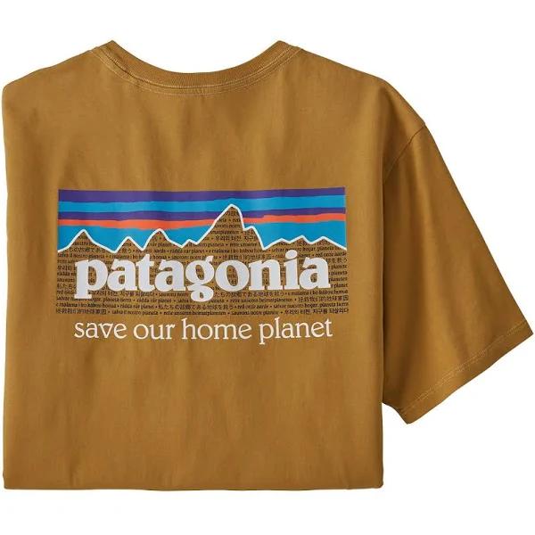 Patagonia Men's P-6 Mission Organic T-Shirt - Oaks Brown / M