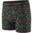 Patagonia Mens Essential Boxer Briefs - 3” L / Mr. Badger: Wavy Blue