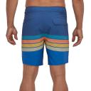 Patagonia Mens Hydropeak 18inch Boardshorts 30 Olivas Stripe / Anacapa Blue