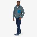 Patagonia Microdini 1/2 Zip Fleece - Belay Blue - Blue / S