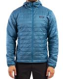 Patagonia Nano Puff Hoody Insulated Jacket, XL Wavy Blue