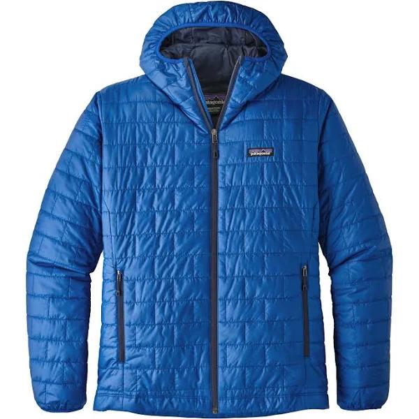 Patagonia Nano Puff Hoody Insulated Jacket, XL Wavy Blue