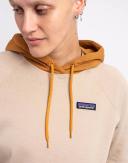 Patagonia P-6 Label Organic Hoody (Women's) Oar Tan M