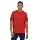 Patagonia P-6 Logo Responsibili-Tee Short Sleeve T-Shirt Blood Red - L