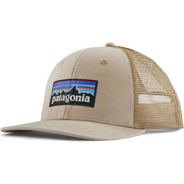 Patagonia P-6 Logo Trucker Hat - Oar Tan w/Classic Tan