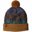 Patagonia Powder Town Beanie-Snowfall Knit: Dark Borealis Green