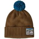Patagonia Powder Town Beanie-Snowfall Knit: Dark Borealis Green