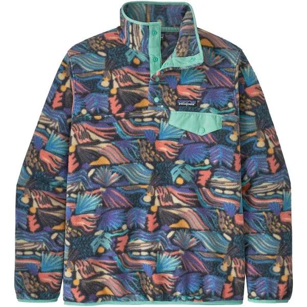 Patagonia Women's Lightweight Synch Snap-T Pullover M / Joy: Pitch Blue