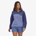 Patagonia Women's Lightweight Synchilla Snap-T Pullover - Light Current Blue / XXL