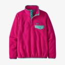 Patagonia Women's Lightweight Synchilla Snap-T Pullover - Light Current Blue / XXL