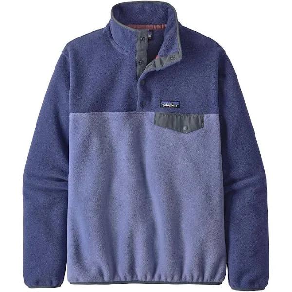 Patagonia Women's Lightweight Synchilla Snap-T Pullover - Light Current Blue / XXL