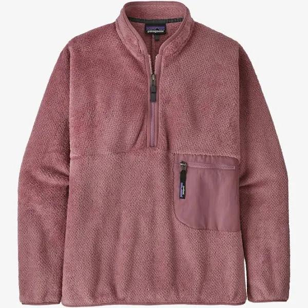 Patagonia Women's Re-Tool 1/2-Zip Pullover - Evening Mauve - Light Star Pink X-Dye / XL