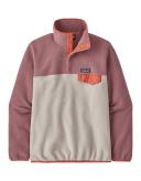Patagonia Womens Lightweight Synchilla Snap-T Pullover Fleece - Pumice