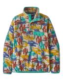 Patagonia Womens Lightweight Synchilla Snap-T Pullover Fleece - Pumice